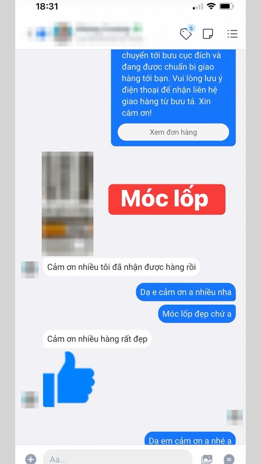 Tin nhắn khách mua móc lốp inox 304 bộ 3 cây: Cảm ơn nhiều, tôi đã nhận được hàng rồi. Hàng rất đẹp.
